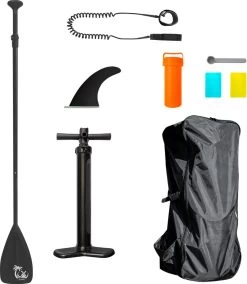 BluMill Opblaasbaar SUP Board - Stand Up Paddle Board - Verstelbare Peddel - Complete Set - Inclusief Pomp - Inclusief Enkelkoord - 300 Cm -Watersporten 1042x1200