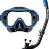 ReefTourer Snorkelmasker Duikbril Snorkelset Voor Kinderen Tot Ong. 10 Jaar RC-0203- Zwart/blauw -Watersporten 1071x1200