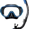 ReefTourer Snorkelmasker Duikbril Snorkelset RC-0105-zwart/blauw -Watersporten 1090x1200 1
