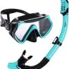 Atlantis Borneo Combo - Snorkelset - Volwassenen - Turquoise/Zwart -Watersporten 1102x1200