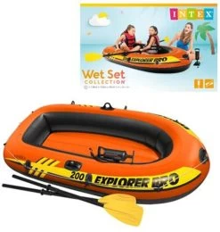 Intex Explorer Pro 200 Opblaasboot - 2 Persoons - Oranje -Watersporten 1142x1200