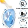 Gadgy Duikmasker Full Face Kinderen - Duikbril Met Snorkel - Snorkelset Kinderen - Snorkelmasker - Blauw -Watersporten 1146x1200