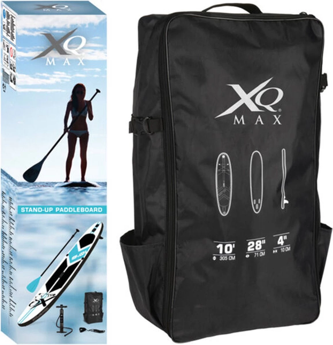 XQ Max SUP Board - 320cm - Tot 150kg - Blauw 8 XQ Max SUP Board - 320cm - Tot 150kg - Blauw - Image 6