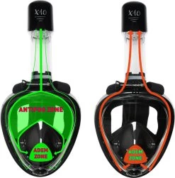 X10 Full Face Mask- Snorkelmasker - Volwassenen - Zwart - S/M -Watersporten 1179x1200