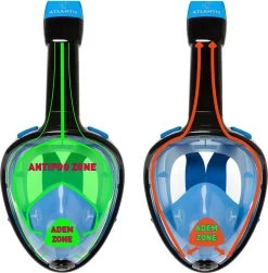 Atlantis Full Face Mask - Snorkelmasker - Volwassenen - Zwart/Blauw - L/XL 16 Atlantis Full Face Mask - Snorkelmasker - Volwassenen - Zwart/Blauw - L/XL -Watersporten 1182x1200