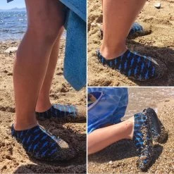 Slipstop Waterschoen Kinderen / Zwemschoenen / Zwemslof / Antislip Schoen / Gymschoen - Jongen Meisje -Navy Blauw INF 18/20 -Watersporten 1198x1200 8