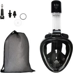 X10 Full Face Mask- Snorkelmasker - Volwassenen - Zwart - L/XL 10 X10 Full Face Mask- Snorkelmasker - Volwassenen - Zwart - L/XL -Watersporten 1199x1200 1