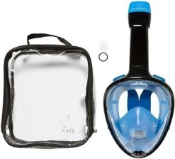 Atlantis Full Face Mask - Snorkelmasker - Volwassenen - Zwart/Blauw - L/XL 24 Atlantis Full Face Mask - Snorkelmasker - Volwassenen - Zwart/Blauw - L/XL -Watersporten 1200x1090