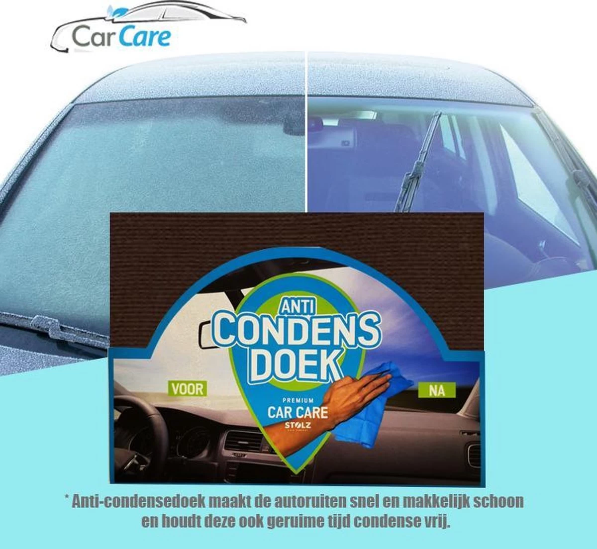Car Care Auto Anti-Condensedoek Antifogdoek - Auto Anti-Condensedoek Maakt De Autoruiten Snel En Makkelijk Schoon En Houdt Deze Ook Geruime Tijd Condense Vrij. 2 Car Care Auto Anti-Condensedoek Antifogdoek - Auto Anti-Condensedoek Maakt De Autoruiten Snel En Makkelijk Schoon En Houdt Deze Ook Geruime Tijd Condense Vrij.