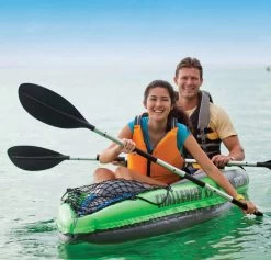 Intex Challenger K2 Kayak - Opblaasboot - 2-Persoons - Groen/Zwart -Watersporten 1200x1153