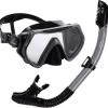 Atlantis Borneo Combo - Snorkelset - Volwassenen - Zwart/Grijs -Watersporten 1200x1167