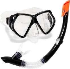Atlantis Andros Combo - Snorkelset - Volwassenen - Zwart -Watersporten 1200x1180