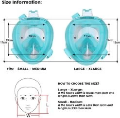 Atlantis Full Face Mask 2.0 - Snorkelmasker - Kinderen - Roze - XS -Watersporten 1200x1186