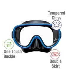 ReefTourer Snorkelmasker Duikbril Snorkelset RC-0105-zwart/blauw -Watersporten 1200x1200 100