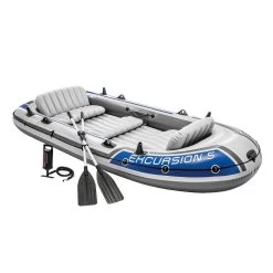 Intex Excursion Opblaasboot - 5 Personen - Grijs -Watersporten 1200x1200 132