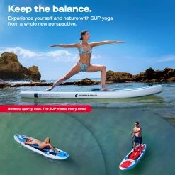 Premium Stand Up Paddling Board | 7in1 SUP Board Set | Compleet Met Accessories | Plus Actioncam Houder | Standup Paddle 320x80x16cm | Waterfiets SUP Opblaasbaar | Sportstech WPB320 Paddle Board -Watersporten 1200x1200 7
