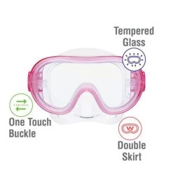 ReefTourer Snorkelmasker Duikbril Snorkelset Voor Kinderen Tot Ong. 10 Jaar RC-0203- Roze -Watersporten 1200x1200 81