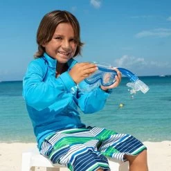 ReefTourer Snorkelmasker Duikbril Snorkelset Voor Kinderen Tot Ong. 10 Jaar RC-0203- Zwart/blauw -Watersporten 1200x1200 88