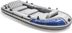 Intex Excursion Opblaasboot - 5 Personen - Grijs -Watersporten 1200x554