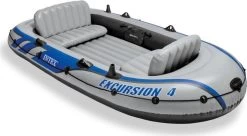 Intex Excursion 4 Opblaasboot - Opblaasboot - Grijs -Watersporten 1200x661