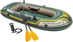 Intex Seahawk Opblaasboot - 2 Personen - Groen -Watersporten 1200x685