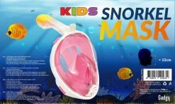 Gadgy Duikmasker Full Face Kinderen - Duikbril Met Snorkel - Snorkelset Kinderen - Snorkelmasker - Roze -Watersporten 1200x710 2