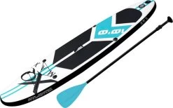XQ Max Sup Board 6-delige Set - 320 Cm - Tot 150 Kg - Blauw Zwart -Watersporten 1200x746