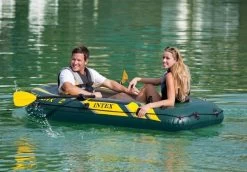 Intex Seahawk Opblaasboot - 2 Personen - Groen -Watersporten 1200x834