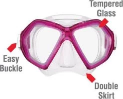 ReefTourer Snorkelmasker Duikbril Snorkelset RC-0107- Roze -Watersporten 1200x968 1