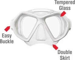 ReefTourer Snorkelmasker Duikbril Snorkelset RC-0107- Wit -Watersporten 1200x968 2