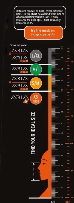 Ocean Reef Snorkelmasker Aria QR+ -Watersporten 442x1200