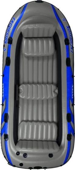 Intex Excursion Opblaasboot - 5 Personen - Grijs -Watersporten 532x1200 1