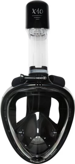 X10 Full Face Mask- Snorkelmasker - Volwassenen - Zwart - S/M -Watersporten 550x1200