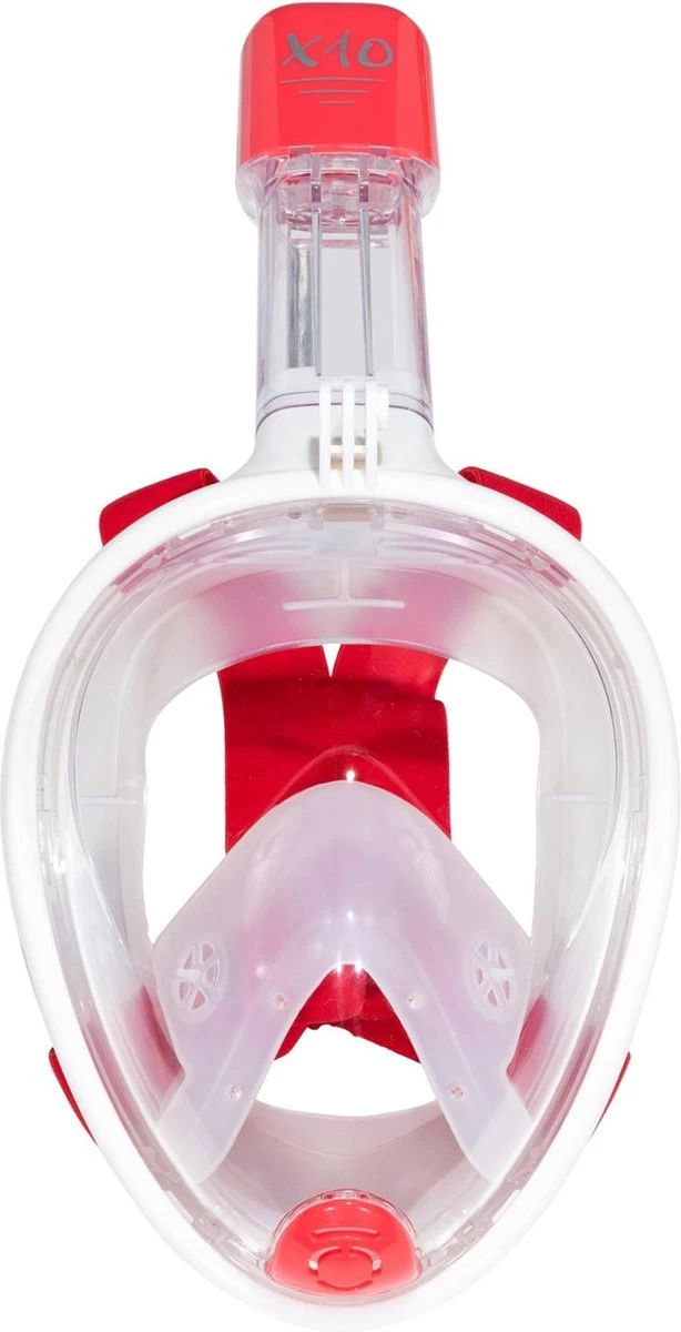 X10 Full Face Mask- Snorkelmasker - Volwassenen - Coral - L/XL 4 X10 Full Face Mask- Snorkelmasker - Volwassenen - Coral - L/XL - Image 2