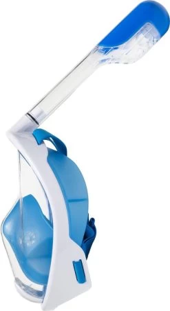 Sea Turtle Full Face Mask - Snorkelmasker - Volwassenen - Wit/Blauw - S/M -Watersporten 657x1200