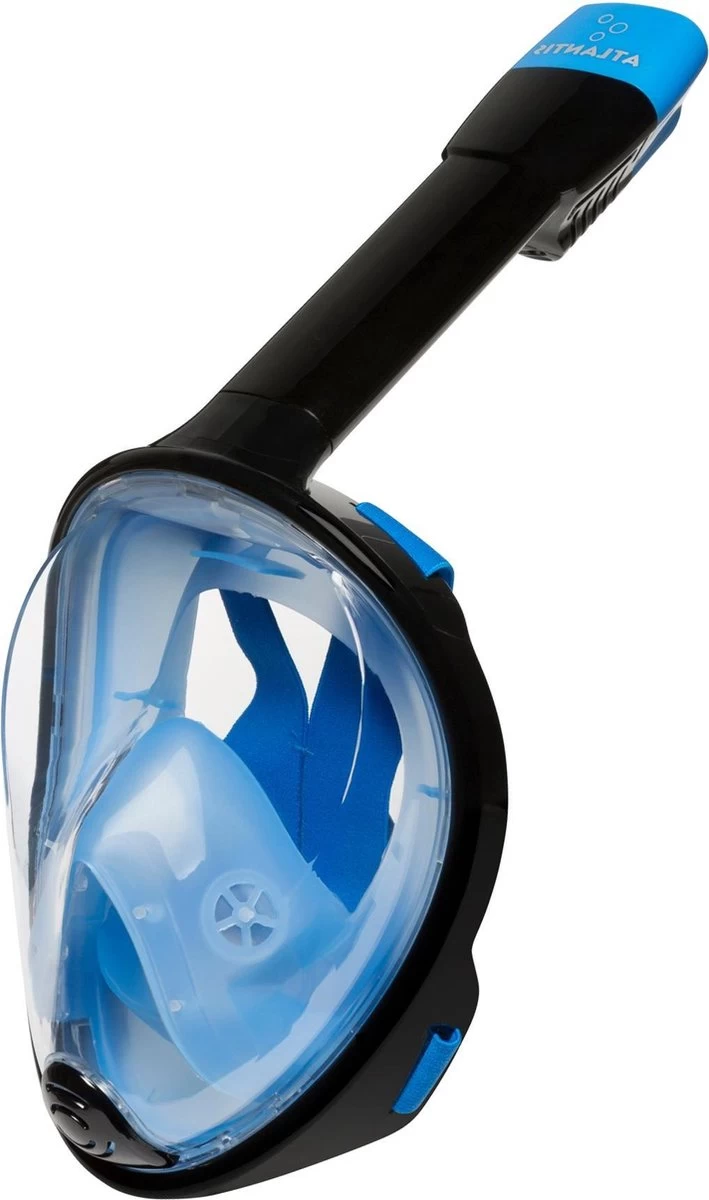 Atlantis Full Face Mask - Snorkelmasker - Volwassenen - Zwart/Blauw - L/XL 7 Atlantis Full Face Mask - Snorkelmasker - Volwassenen - Zwart/Blauw - L/XL - Afbeelding 5