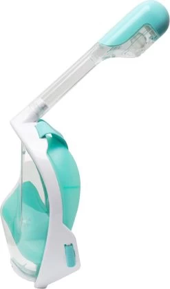 Sea Turtle Full Face Mask - Snorkelmasker - Volwassenen - Wit/Turquoise - L/XL -Watersporten 709x1200