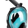 Atlantis Full Face Mask 2.0 - Snorkelmasker - Volwassenen - Zwart/Turquoise - L/XL -Watersporten 717x1200