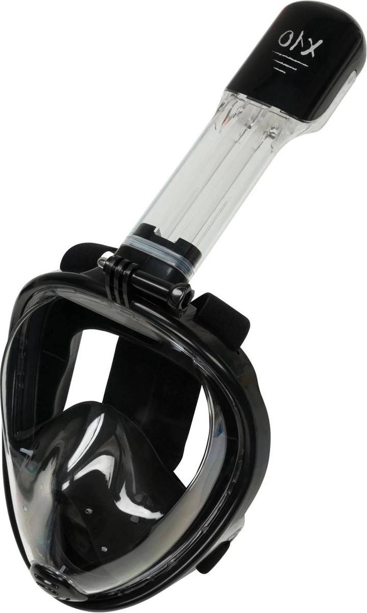 X10 Full Face Mask- Snorkelmasker - Volwassenen - Zwart - L/XL 8 X10 Full Face Mask- Snorkelmasker - Volwassenen - Zwart - L/XL - Afbeelding 6