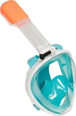 X10 Full Face Mask- Snorkelmasker - Volwassenen - Turquoise - S/M -Watersporten 791x1200