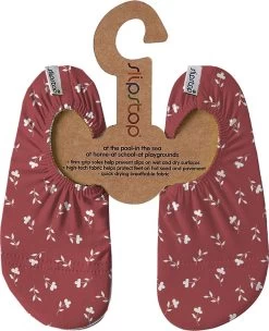 Slipstop Flor - Roest Bruin Met Witte Bloemen